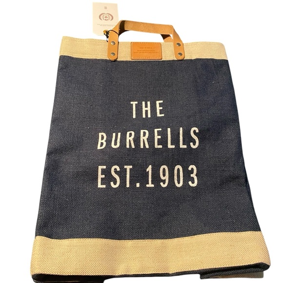 The Burrells Navy and Tan Women's Tote Bag - Picture 1 of 14